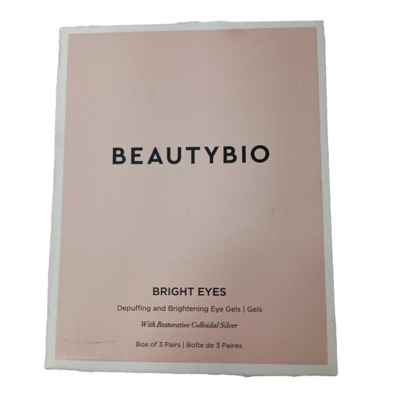 Beautybio Bright Eyes Depuffing and Brightening eye Gels 3 Pairs Box New - Picture 1 of 5